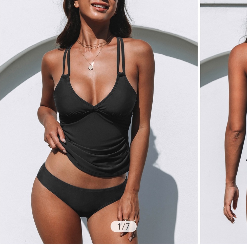 Cupshe The Wizard of Oz Black V Neck Tankini And Hipster Set. Never worn. Size S